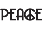 Peace Vinyl Sticker