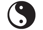 Yin Yang Peace Sticker
